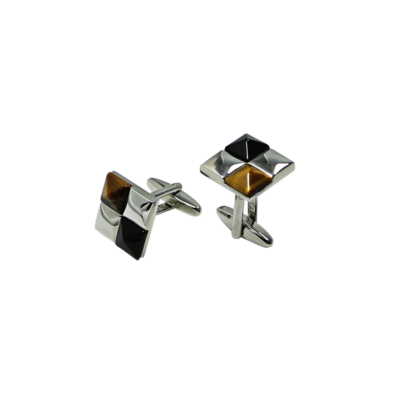 Apex Square Tiger's Eye Suit Μανσέτα Σύνδεσμοι