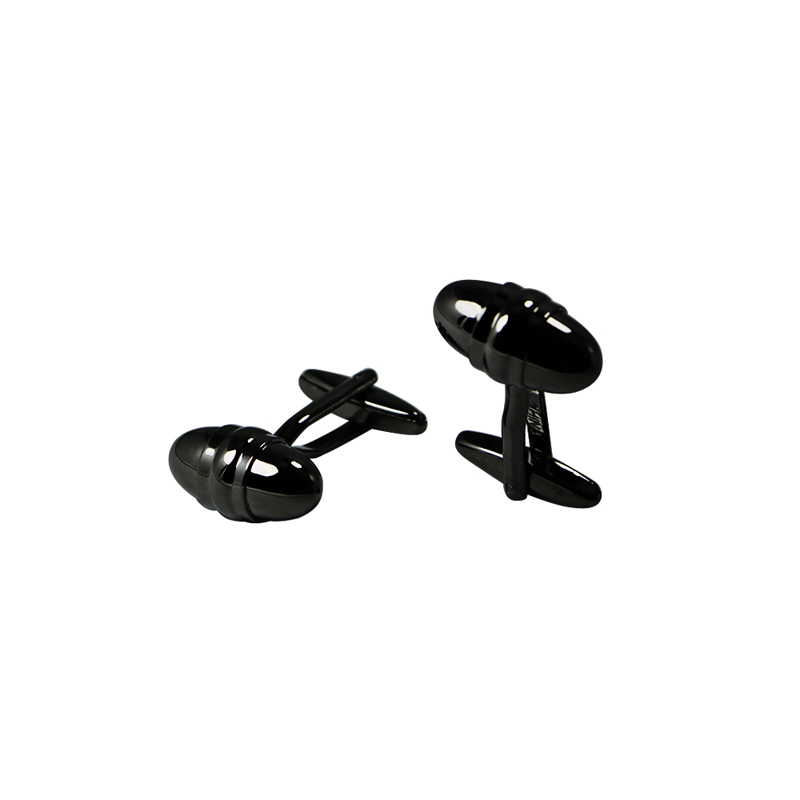Black Gunmetal Bullet Προσαρμοσμένες συνδέσεις Cuff