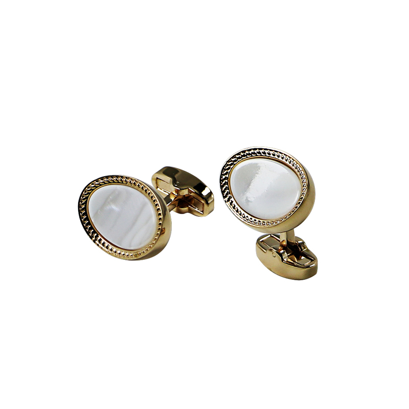 Σελ Περλ Γκολντ Plated Προσωπικοί σύνδεσμοι Cuff